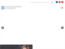 Tablet Screenshot of drjenniferpennoyer.com